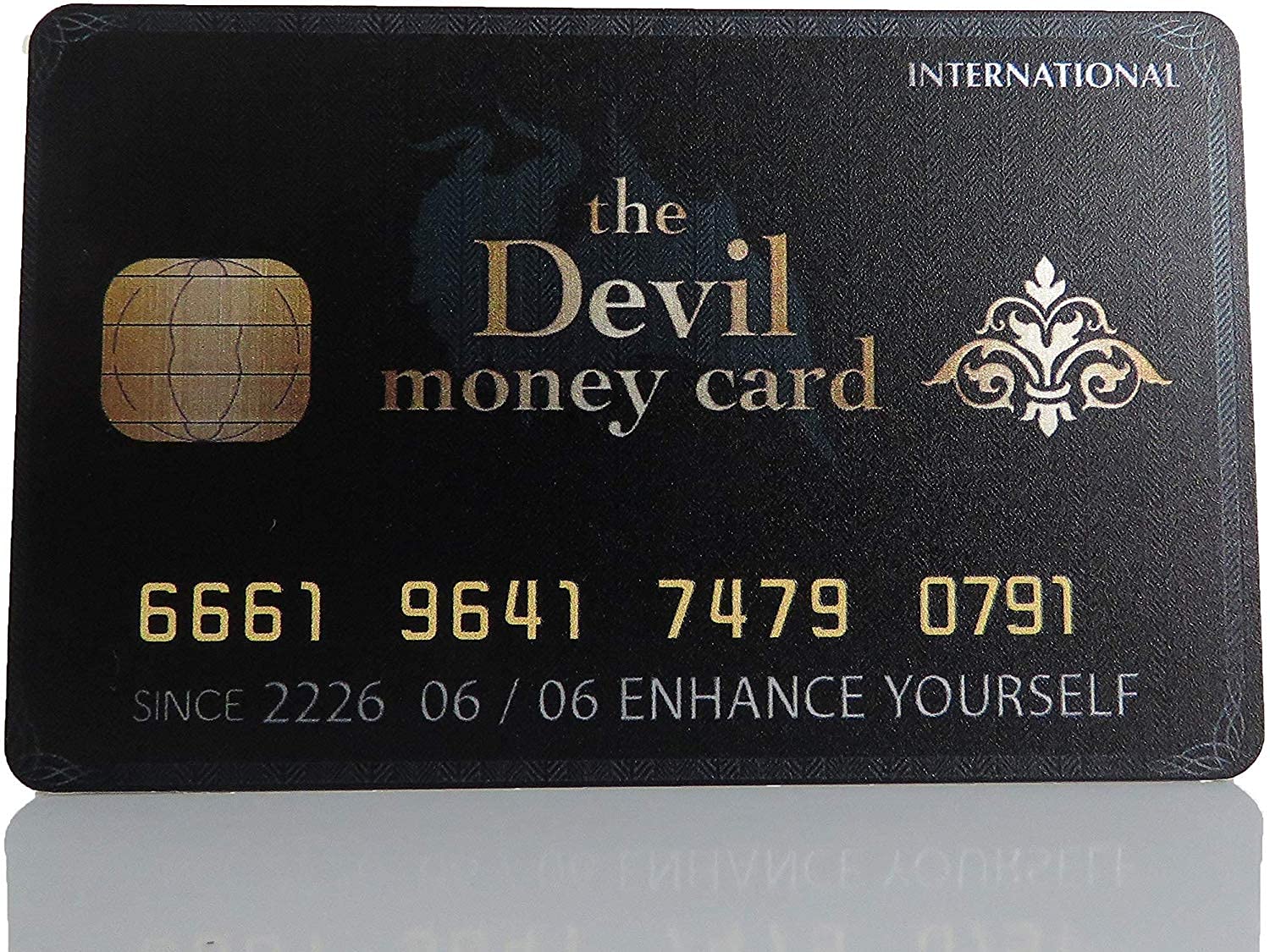 Amazon.co.jp: 金運アップ the Devil money card 大富豪 : おもちゃ