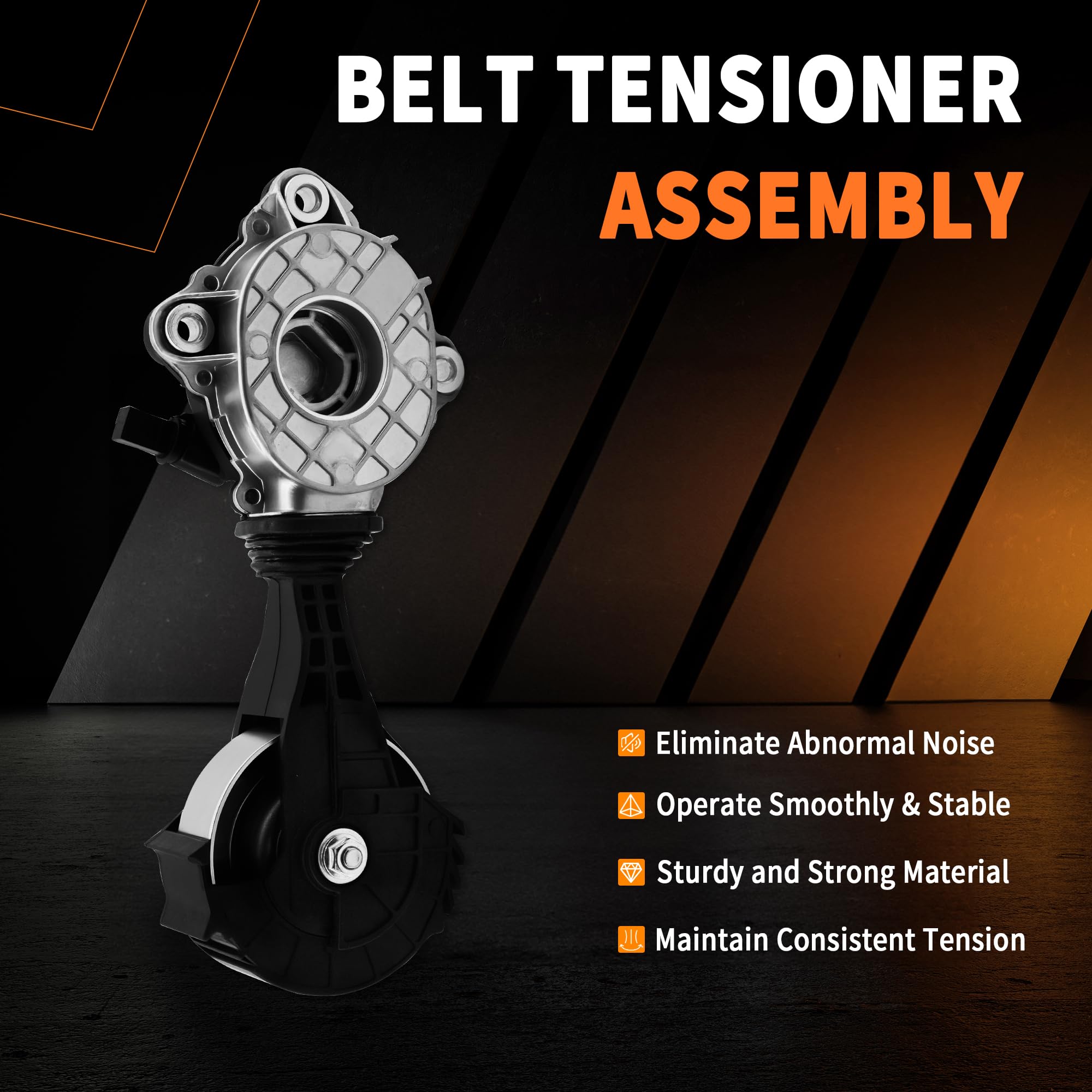Tendicinghia a serpentina tendicinghia folle e puleggia per pompa dell'acqua, adatto per Mini Cooper, Cooper Paceman, Cooper Countryman 1.6L 2.0L L4/1.5L L3, sostituisce 11287598833