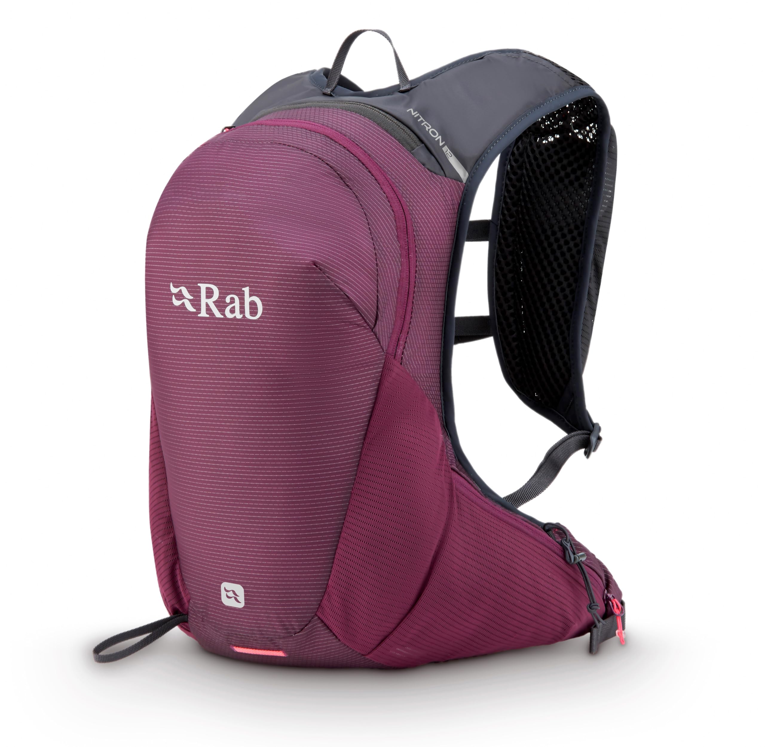Rab Unisex Mulberry Nitron 12-Liter Lightweight Hydration Pack - Comfortable Daypack For Hiking, Trekking, & Trail Running - Medium
