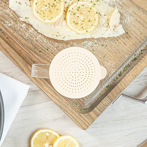 Miniatura 8 de Restaurantware RW Base - Mezclador de especias de plástico transparente de 10 onzas, 1 coctelera reutilizable para frotar en seco, incluye tapa