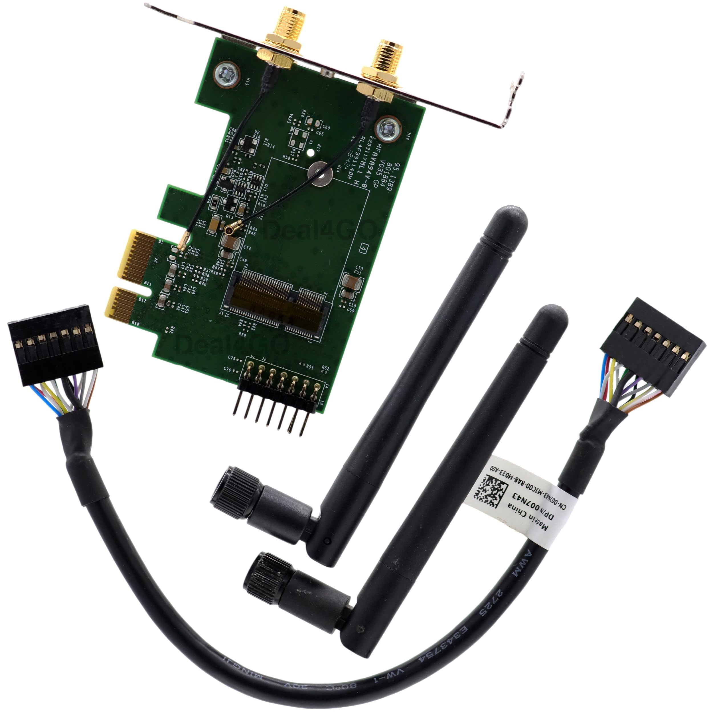 Deal4GO PCIe to M.2 Network Adapter D8W2M FR13Y Replacement for