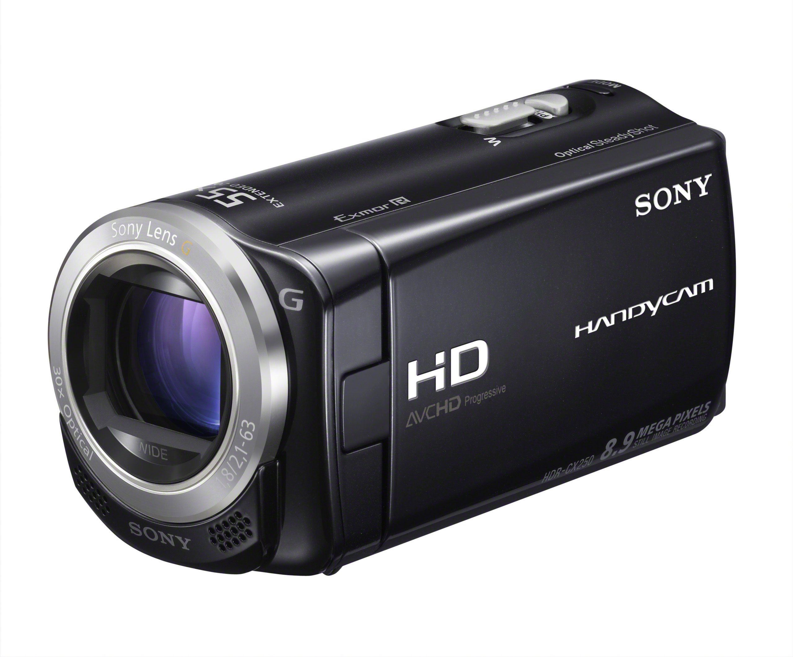 Sony CX250 Full HD Camcorder - Black (8.9MP,3 inch LCD Screen, 30x