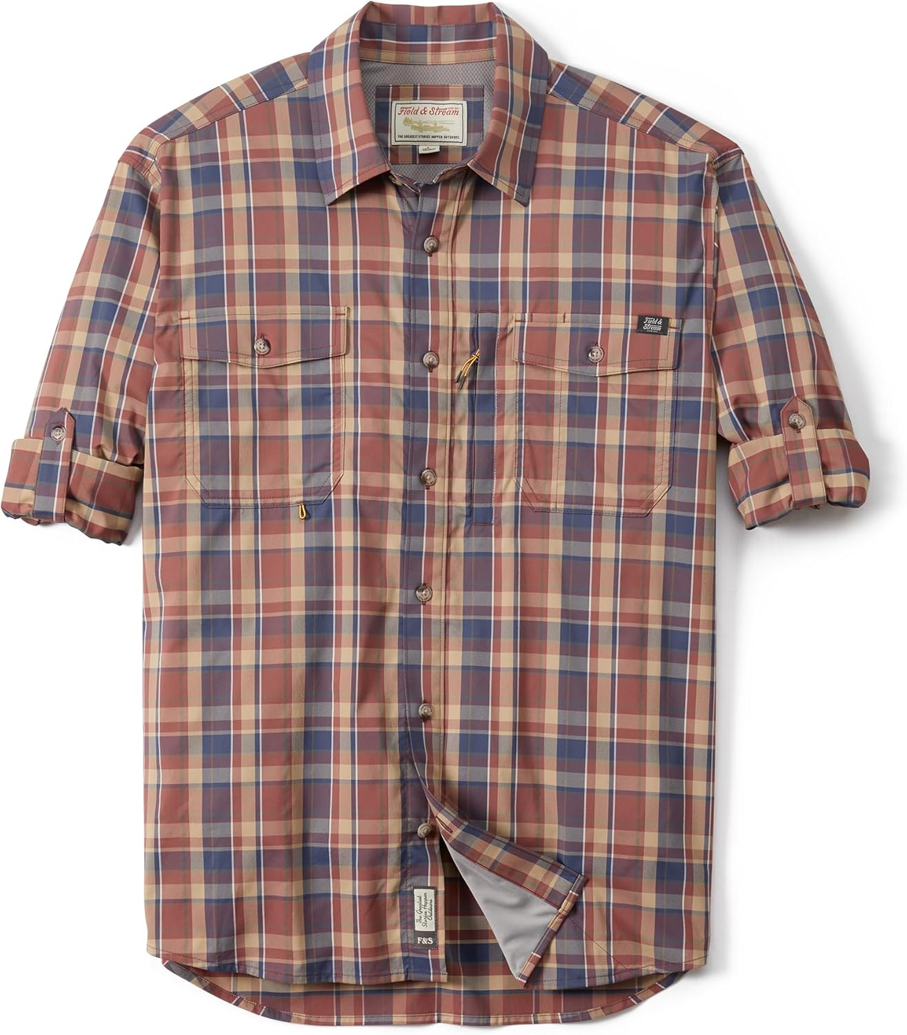 Field & Stream Men's Line Burner Long Sleeve Nylon Performance Fishing Shirt - Image 2