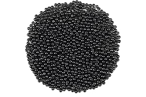 1200 Piece Collection of 4mm Jet Black Magnetic Hematite Spacer Beads