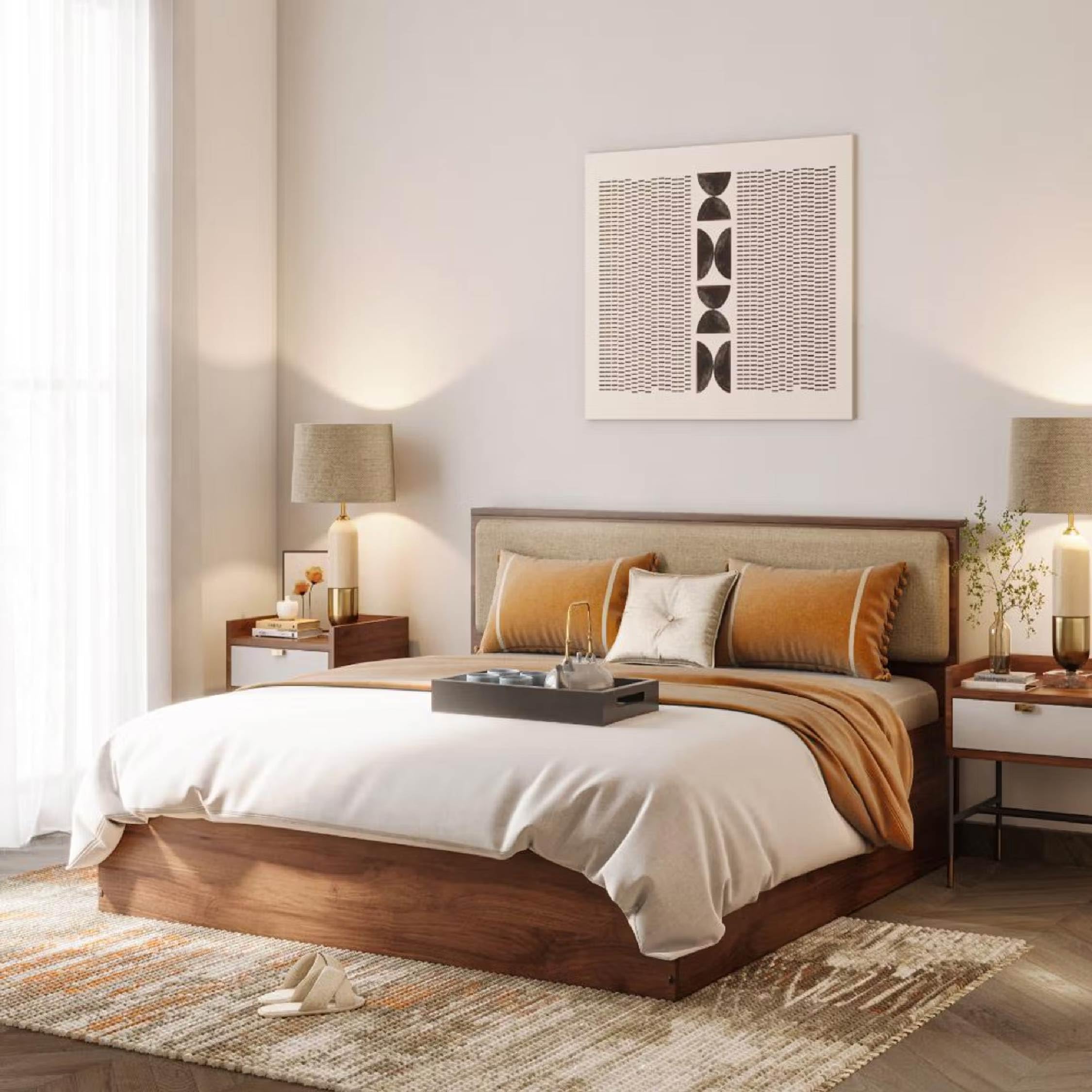 Wakefit Bed | 1 Yr Warranty | King Size Bed, Storage Box & Foam-Cushioned Upholstery Headboard, Density:680–750kg/m³, Termite & Borer Resistant, Fits Mattresses Up to 8 Inches (Taurus78 x72-CW)-image-18