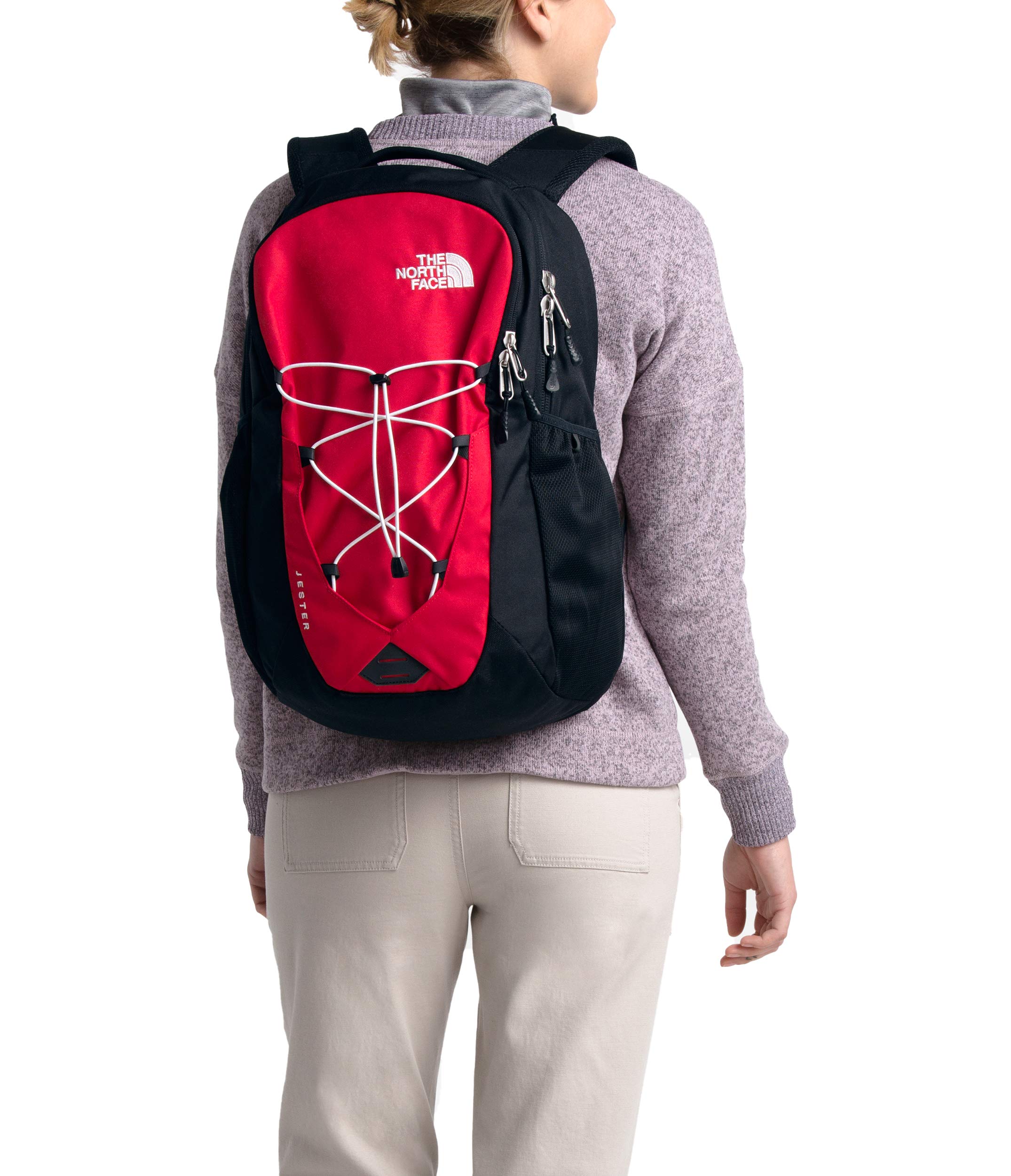 THE NORTH FACE Jester Everyday Laptop Backpack, TNF Red/TNF Black-NPF, One Size