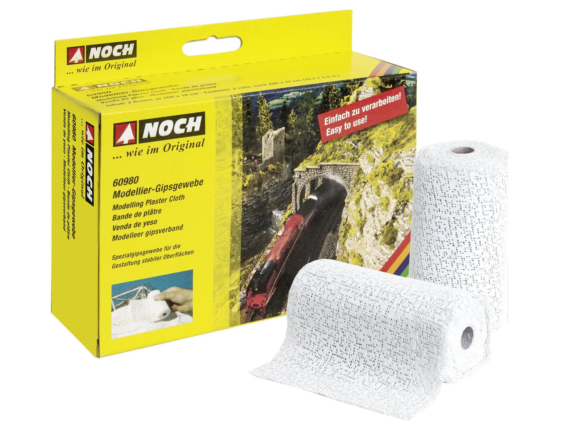 NOCH Modelling Plaster Cloth 200x100cm (2) Scenics 60980