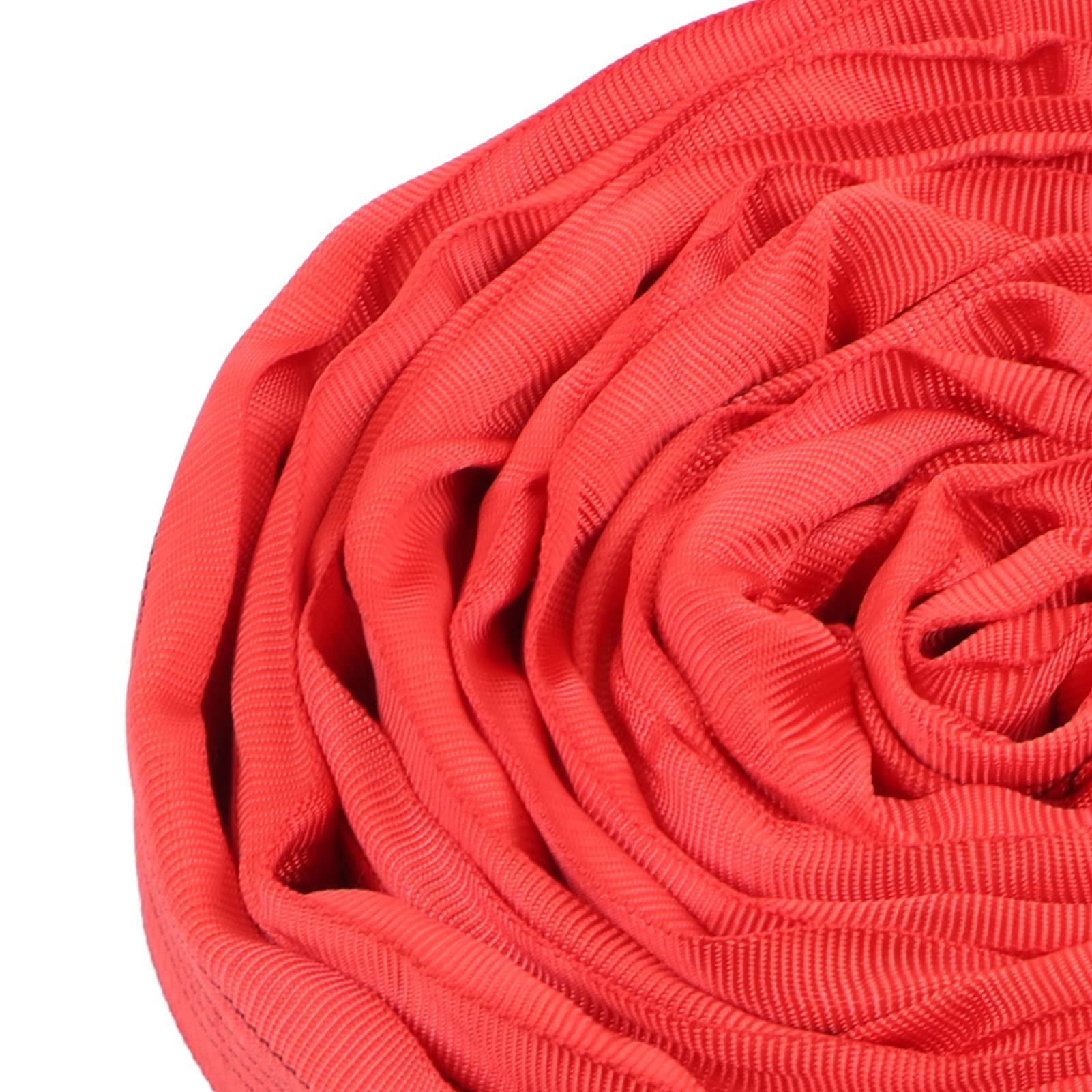 Sangle de Levage Plate 5T, Corde de Levage de Grue en Polyester avec Boucle à Double œil 4 Mètres, avec Tissage Multicouche, pour Le Transport des Ports de Machines de Navires