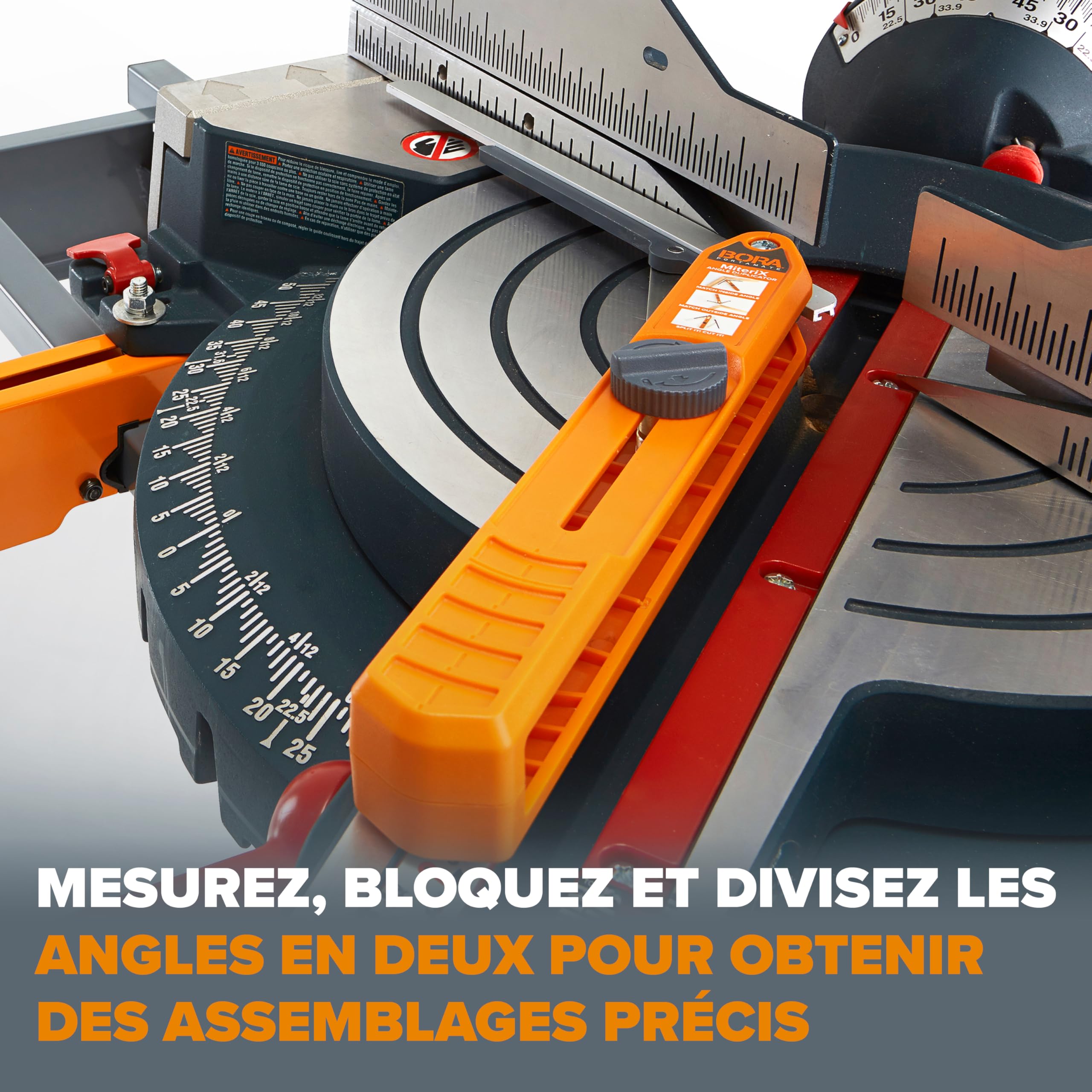 Bora MiteriX 530401 Duplicateur d'Angle Professionnel – Mesure et Transfert Précis pour Scie à Onglet