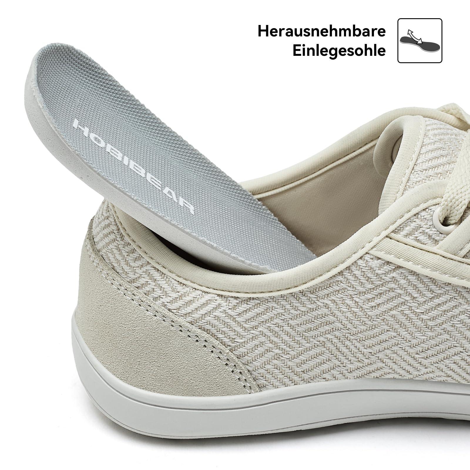 HOBIBEAR Schuhe Breite Füße Unisex Weit Barfußschuhe Minimalistische Barfuss Schuhe Herren Damen Outdoor Trail Barfussschuhe Zehenbox Laufschuhe Walkingschuhe