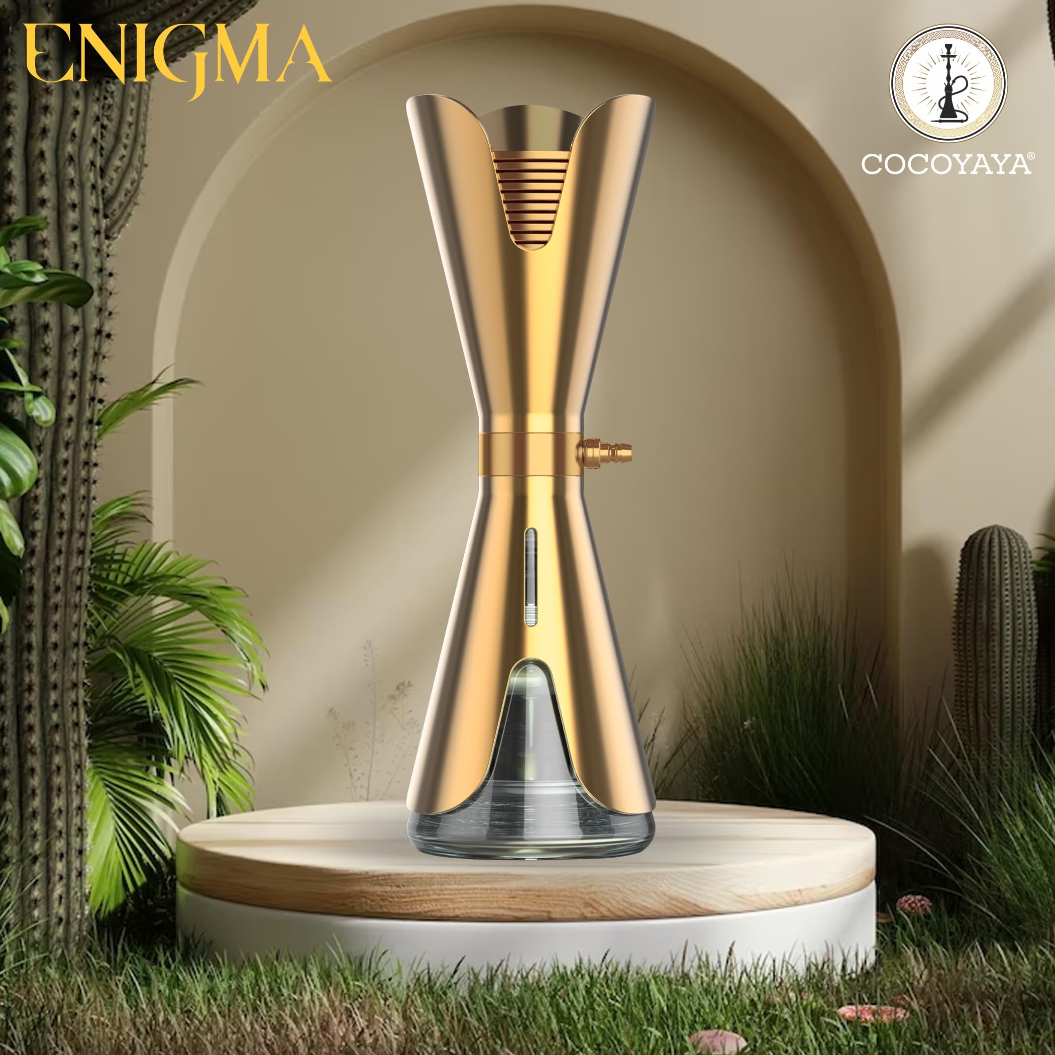 Amazon.com: COCOYAYA Enigma Shisha Hookah Golden : Health Amazon.com: COCOYAYA Enigma Shisha Hookah Golden : Health