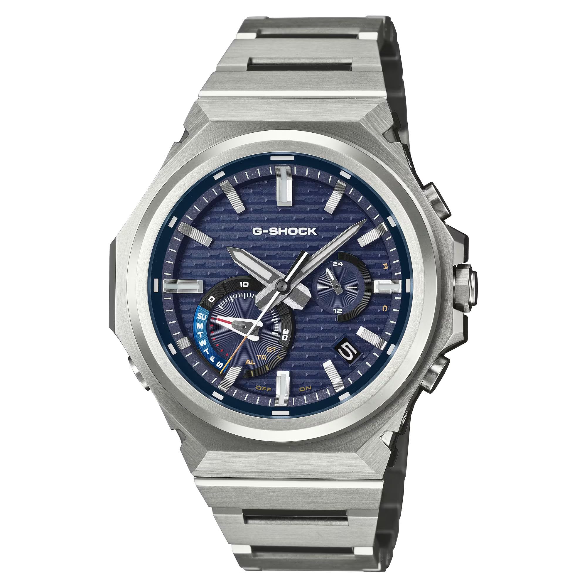 Casio G-Shock GST-B1000D-2AER G-Steel Series Blue Dial Stainless Steel Bracelet Watch
