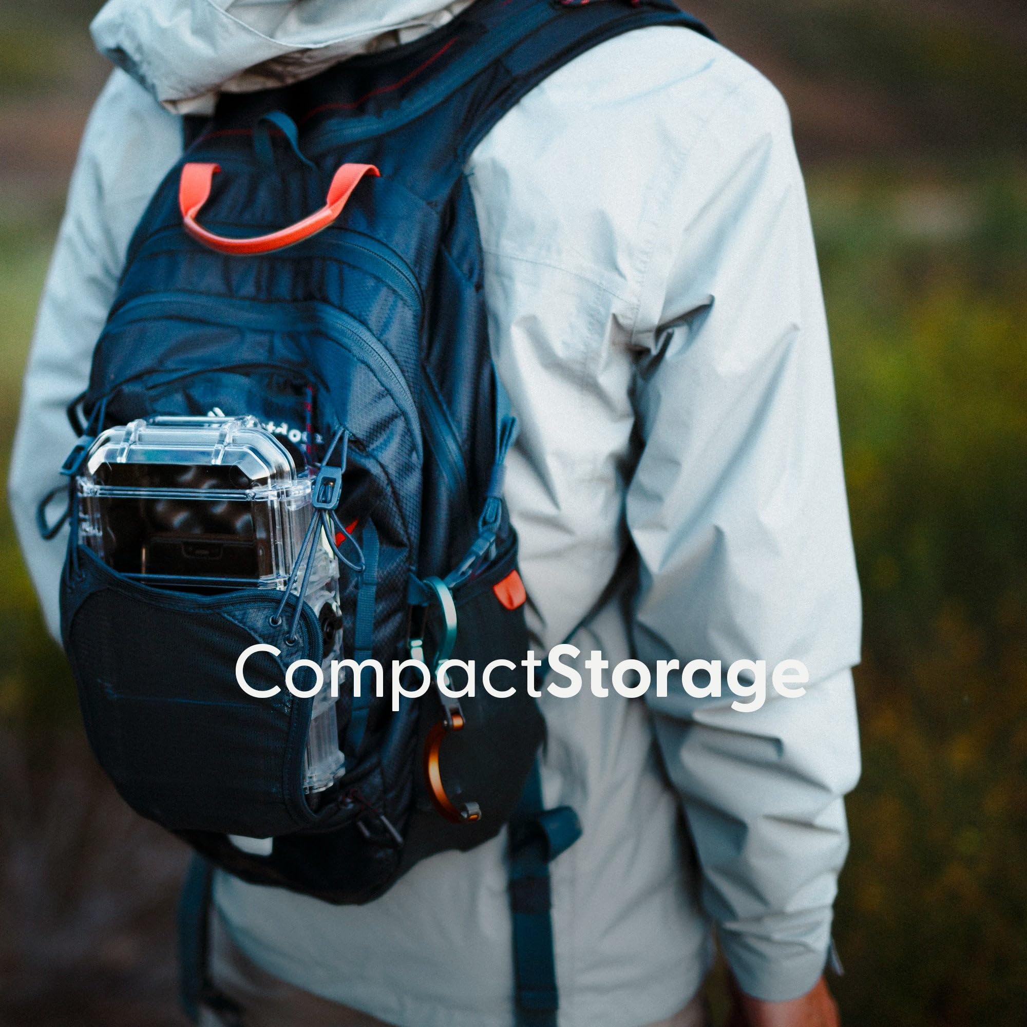 Evergreen ToughBox Tech - Organizador para cámara, Cables, Discos Duros, Compatible con GoPro, etc.
