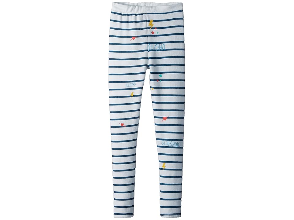 

Chaser Kids Soft Love Knit Chatty Pants Leggings (Big Kids) (Salt) Girl's Casual Pants