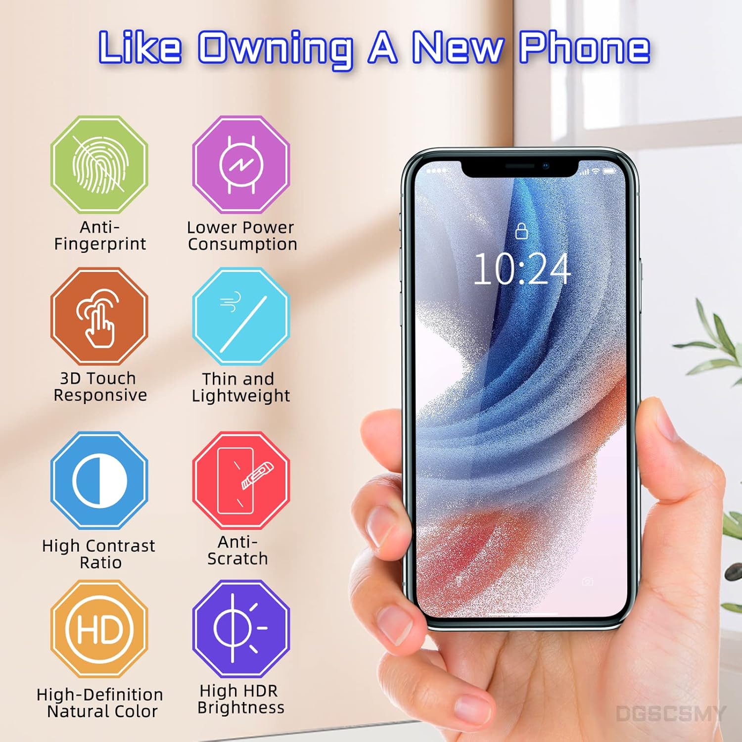 [OLED] for iPhone Xs Screen Replacement 5.8" with Ear Speaker Proximity Sensor OLED 3D Touch Display Digitizer Full Assembly Fix Tool Repair Kit Front Glass A1920 A2097 A2098 A2099 A2100