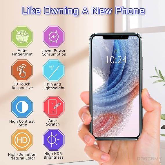 OLED iPhone Xs用 スクリーン交換 スピーカーと近接センサー付き 5.8インチ