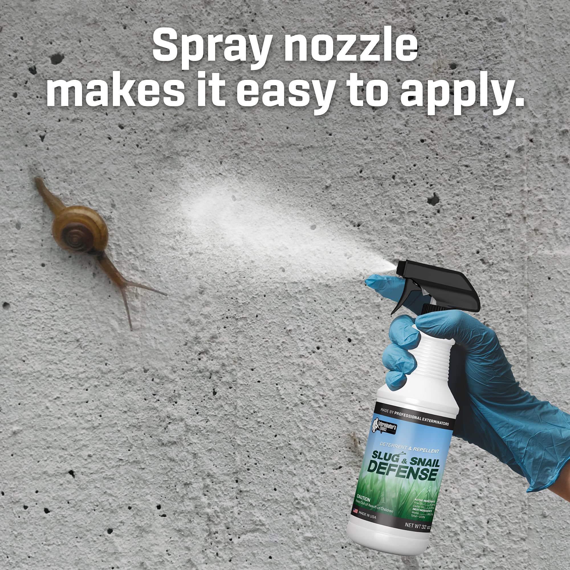 Exterminators Choice Slug and Snail Spray 1 Gallon Repels Most