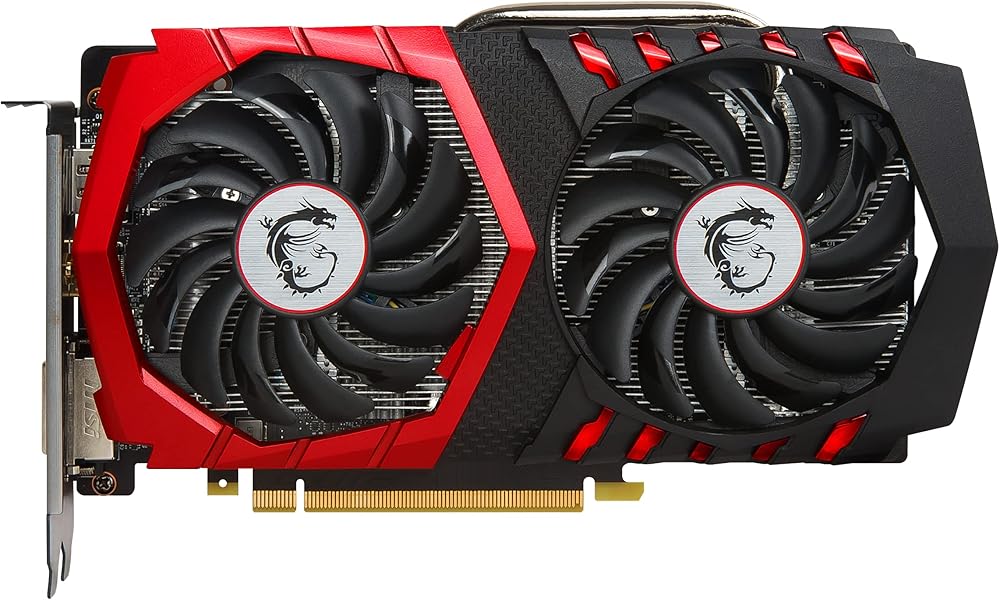 MSI GeForce GTX 1050 Ti Gaming graphics card with Twin Frozr VI cooling system thumbnail 2