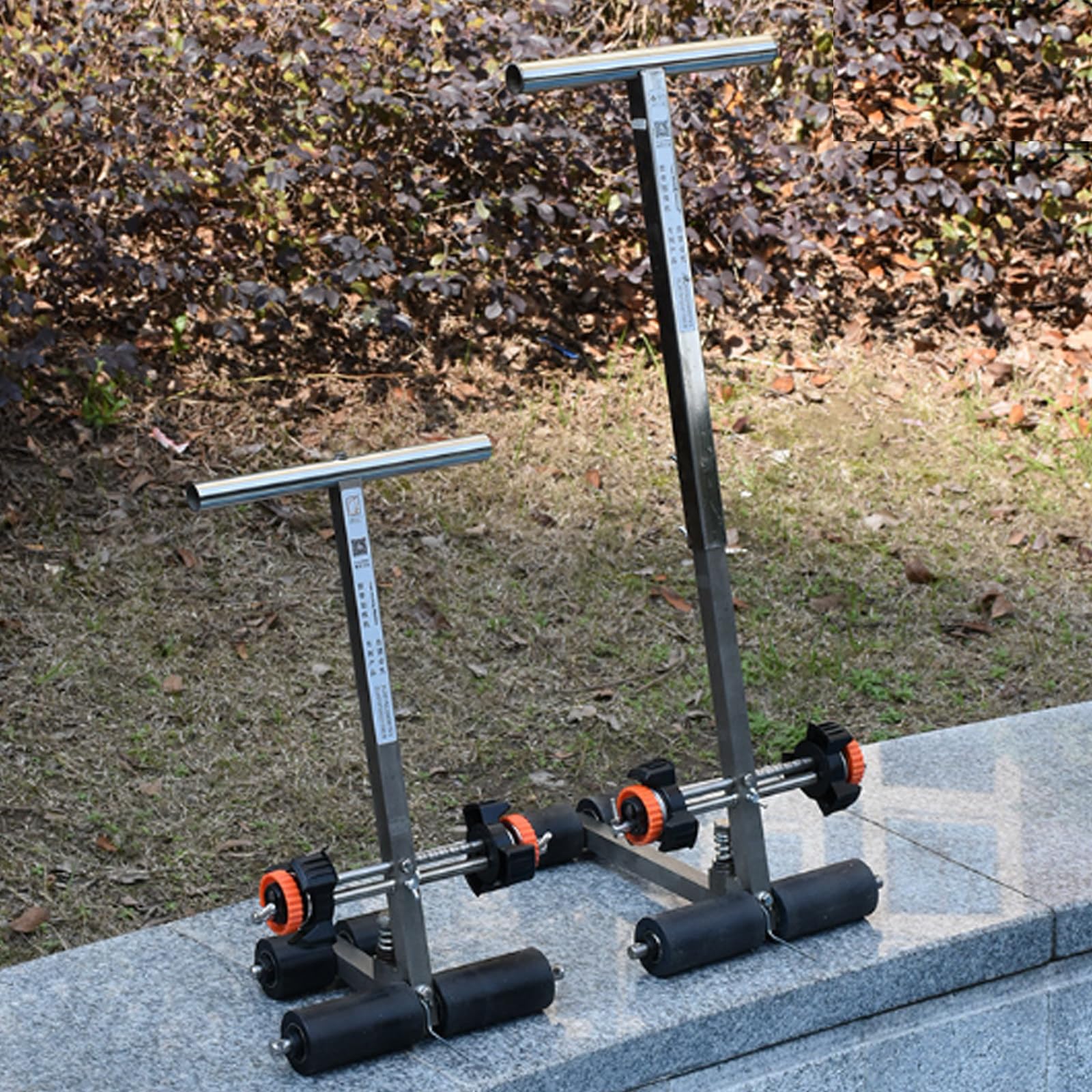 UMJIGF Hand-Push Court Line Tape Machine, Parking Lot Striping Machine, Floor Tape Applicator, The Maximum Circle Radius is 22Ft, with Circle Drawing Kit