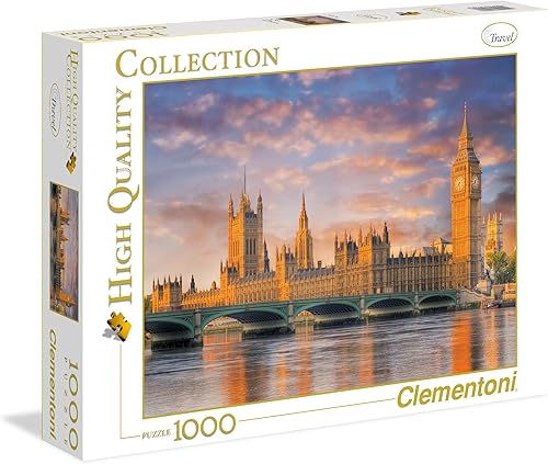 Clementoni London - Rompecabezas de la Casa del Parlamento (1000 piezas)