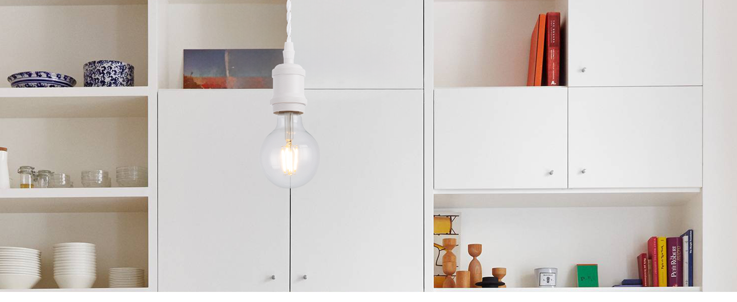 Mirrea H Type White Track Lighting Pendant With E26 Socket Cord Adjustable Pack Of 3 (4 Feet