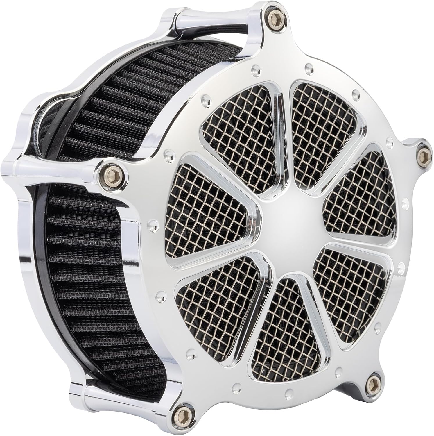 High-Performance Air Filter Cleaner for Harley Davidson XL1200C, XL1200CX, XL1200L, XL1200N, XL1200NS, XL1200T, XL1200V, XL1200X, XL883, XL50, XLH883, XLH1200, and XRL200 Models (1991-2025) Black