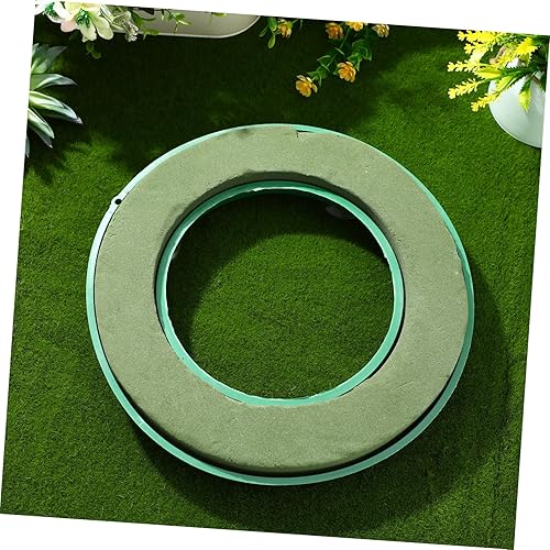 Miniatura 4 de Didiseaon 6 piezas de ventosas de 8 pulgadas, anillo de espuma fresca, anillo floral, arreglo floral, bloque de espuma hueco, anillo de espuma de