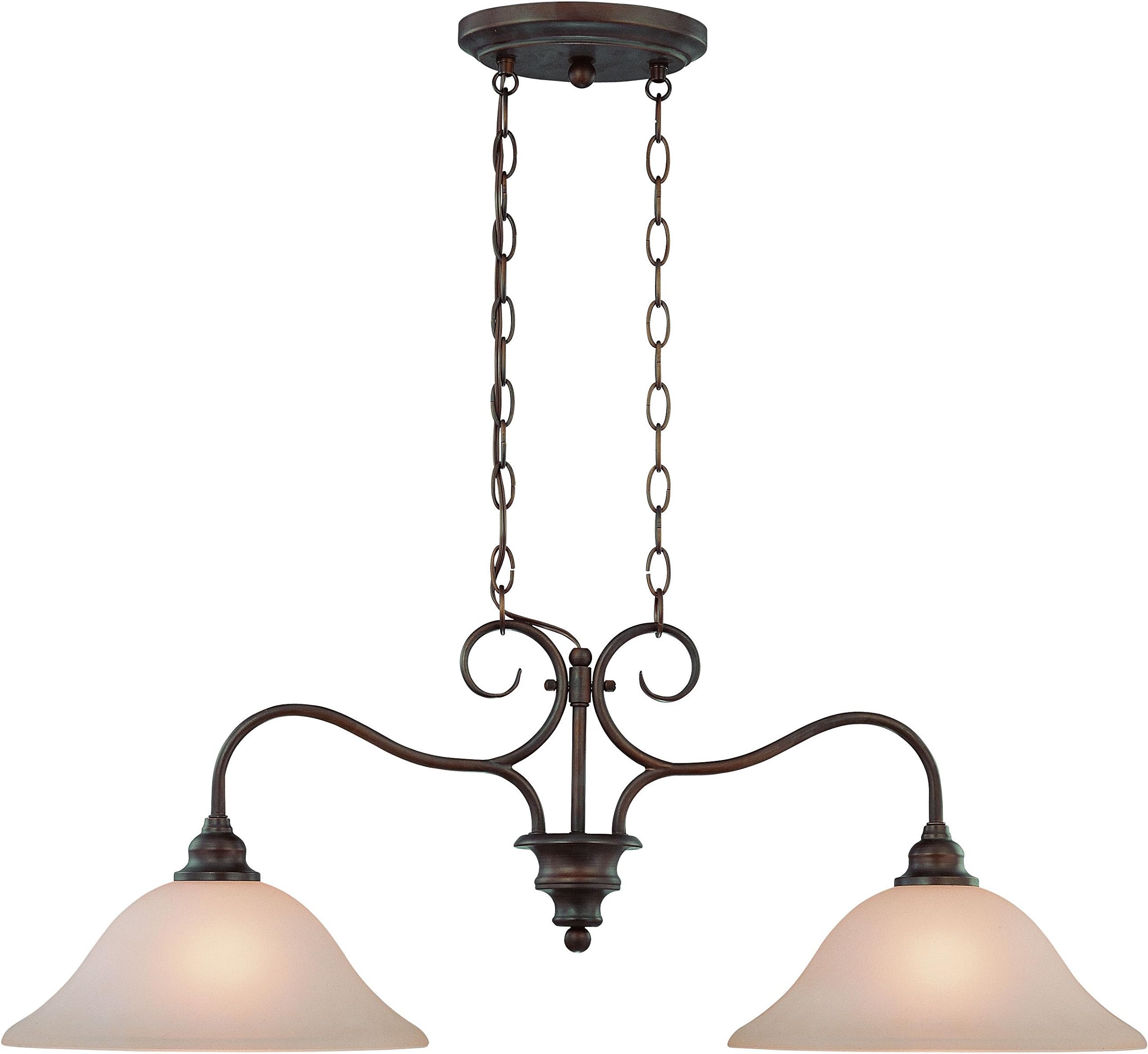 Craftmade 26322-OB 2 Light Island Chandelier