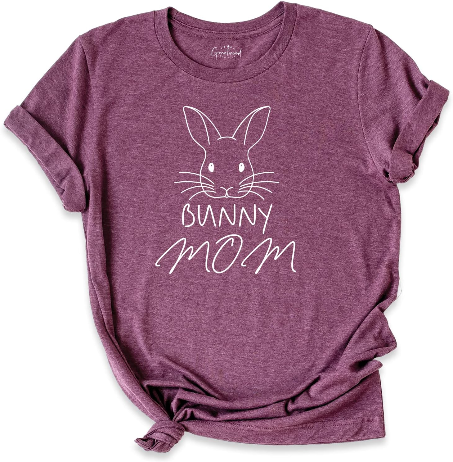 Bunny Mom Shirt, Bunny Gifts Tee, Bunny Mom T-Shirt, Womens Bunny T Shirt, Funny Cute Rabbit Graphic Tee, Bunny Mother Shirt, Animal pet T-Shirt, Rabbit Mama Tee Shirt, Mom Gifts Shirt - Image 6