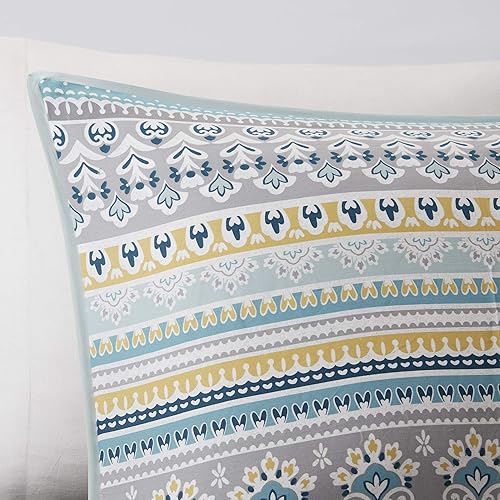 Miniatura 9 de Madison Park Mercia - Juego de edredón acogedor ropa de cama informal alternativa para todas las estaciones con fundas a juego almohadas decorativas