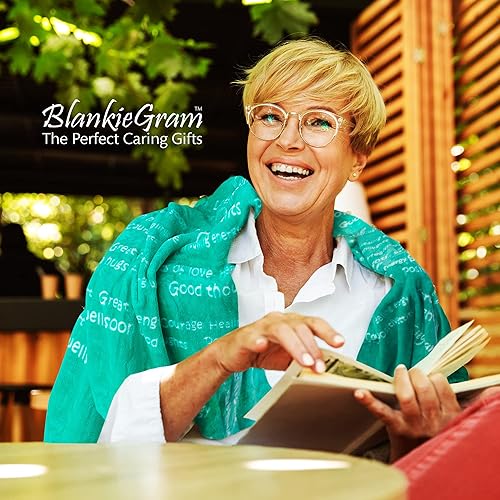 Miniatura 5 de BlankieGram - Manta con texto en inglés "Healing Wishes", regalos cómodos para familiares y amigos, manta de forro polar de felpa, color morado