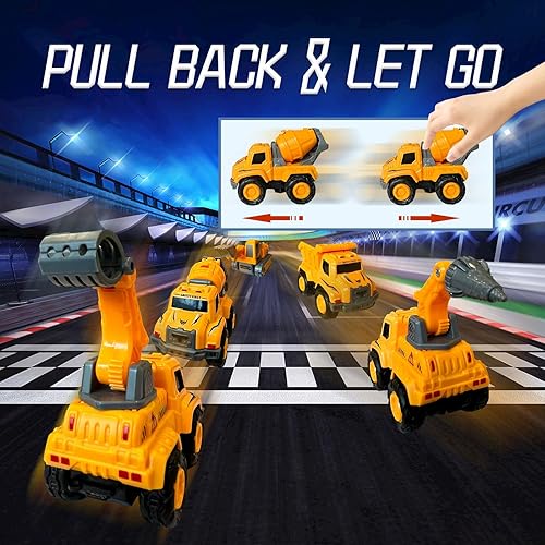 Miniatura 5 de 5 en 1 robot transformador 5 en 1, 5 camiones de construcción que se transforman en enormes robot, aleación de deformación, figuras de acción,