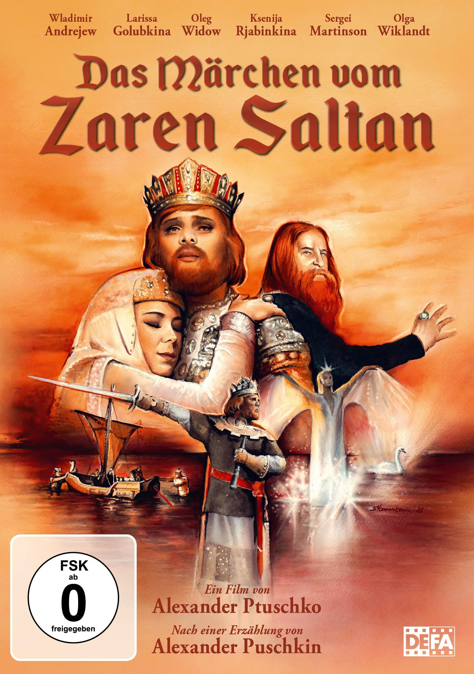 Das Märchen vom Zaren Saltan DEFA película clásica en DVD para coleccionistas
