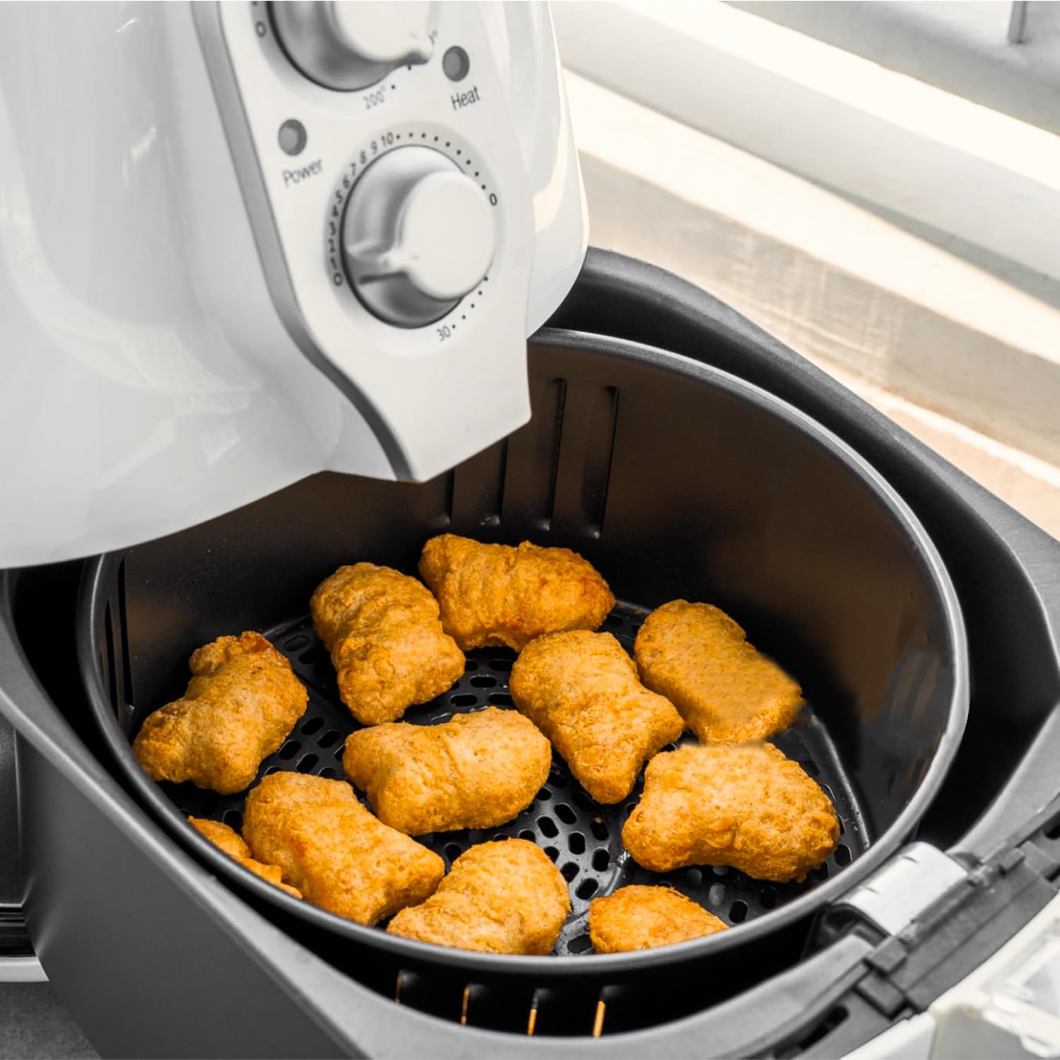 Universal Air Fryer Replacement Basket, 2.7QT Non-Stick Reusable Pan Dish Tin Tray, 7.5x3.7in Accessories for Frying Baking Grilling Roasting, Oil Drainer Cooking Drain Kitchen Tool Dishwasher Safe