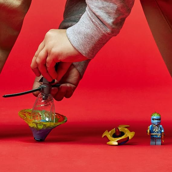 LEGO NINJAGO Jay's Spinjitzu Ninja Training 70690 Spinning Toy Building Kit with NINJAGO Jay; Gifts for Kids Aged 6+ 25 Pieces