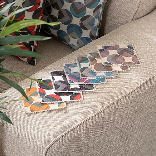 Miniatura 3 de Posavasos para bebidas, posavasos de tela, resistentes al calor, se adaptan a cualquier tamaño de vasos para beber, posavasos suaves para protección