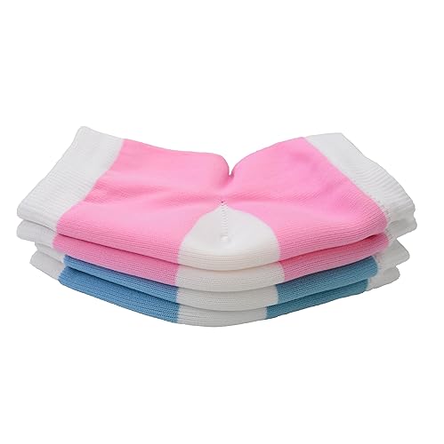 Miniatura 7 de Makhry 2 pares de calcetines de talón de gel de silicona hidratante para piel seca y dura agrietada, punta abierta, cómodos calcetines de