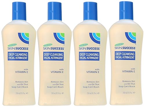 Miniatura 5 de Palmer's Skin Success - Astringente facial de limpieza profunda con vitamina E, 8.5 onzas (paquete de 4), el embalaje puede variar