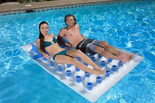 Miniatura 2 de Colchón doble de bolsillo francés Poolmaster, Azul