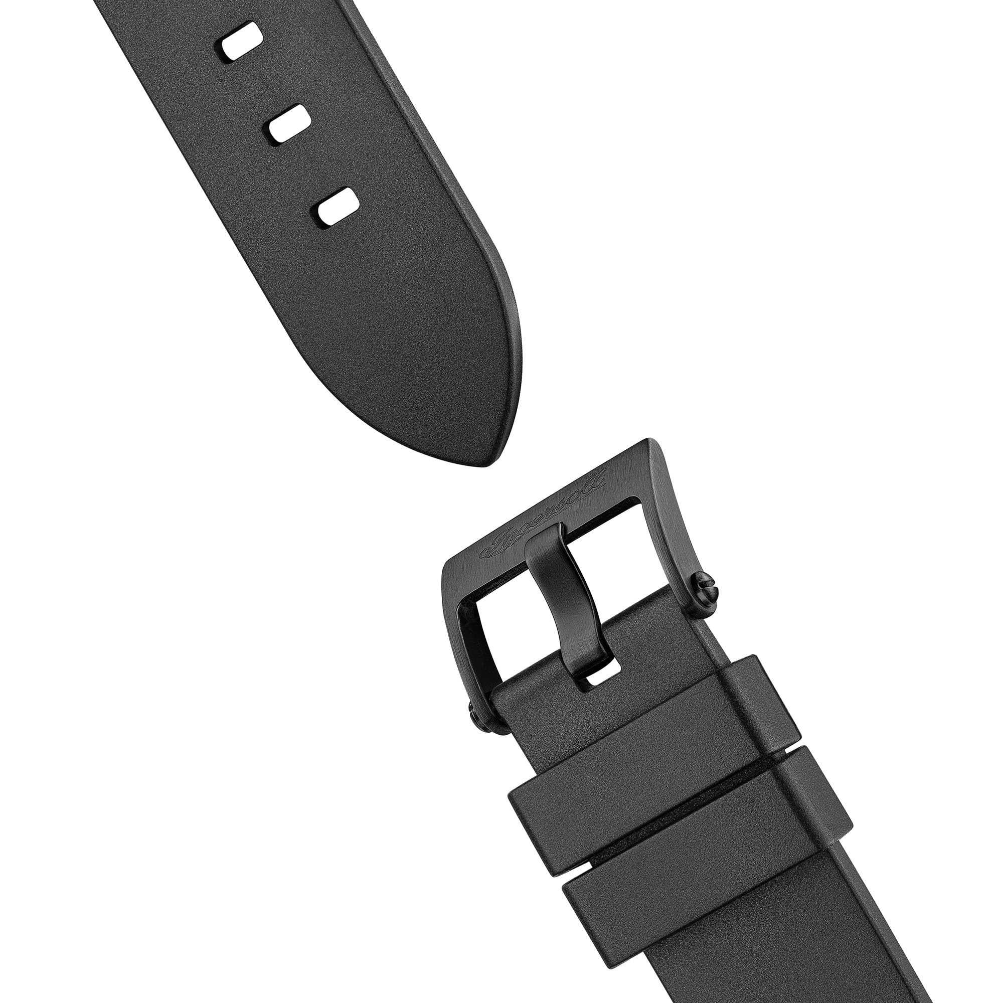 Ingersoll The Rigger I17902 męski automatyczny zegarek 45 mm z czarną tarczą i czarnym paskiem PU
