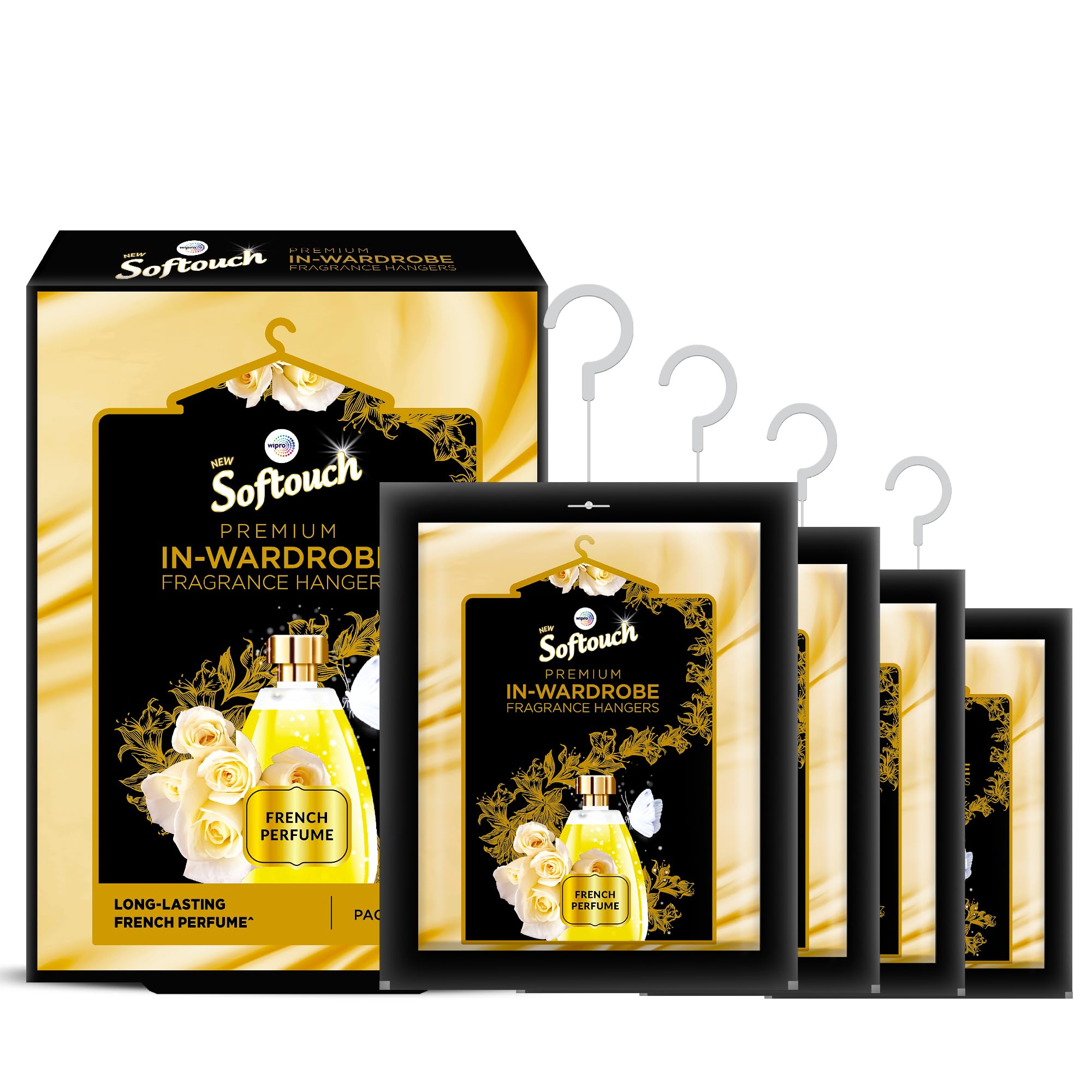 Softouch premium wardrobe freshener, with French perfume