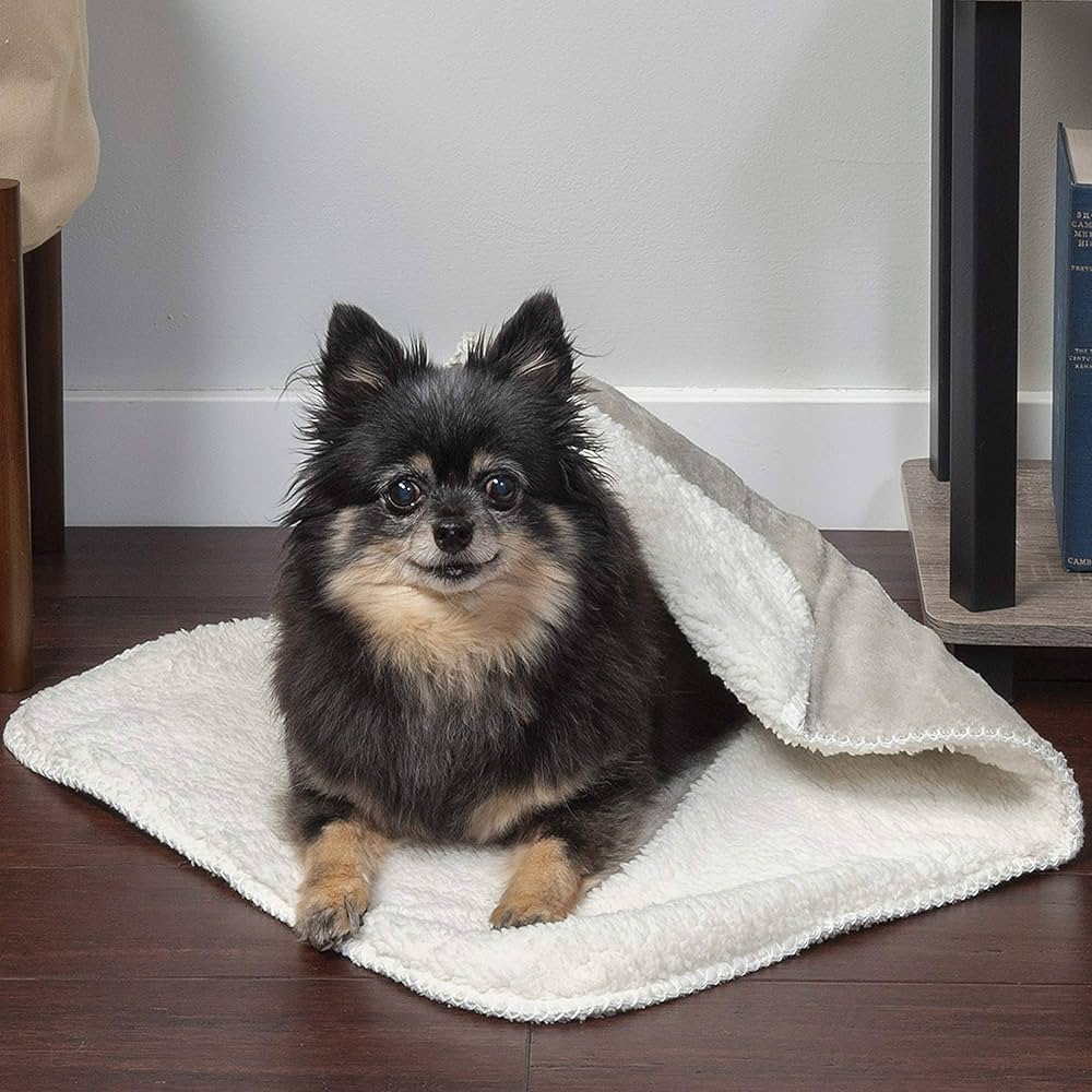 Waterproof Dog Blanket Furhaven Waterproof & Self-Warming Throw Blanket For Dogs & Indoor Cats, Washable & Reflects Body Heat - Terry & Sherpa Dog Blanket - Espresso, Extra Large/XL Furhaven Quilted