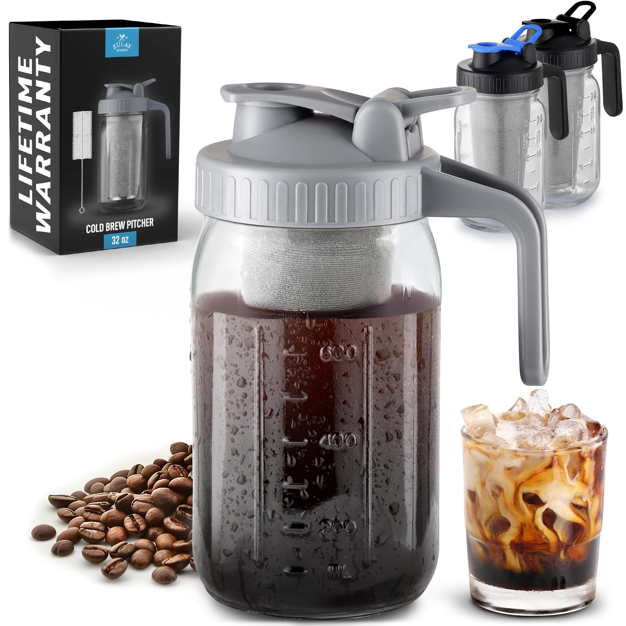 user_3cfbc559 M, Lセット Amazon.com: Zulay Premium Cold Brew Coffee Maker - 32oz Mason Jar