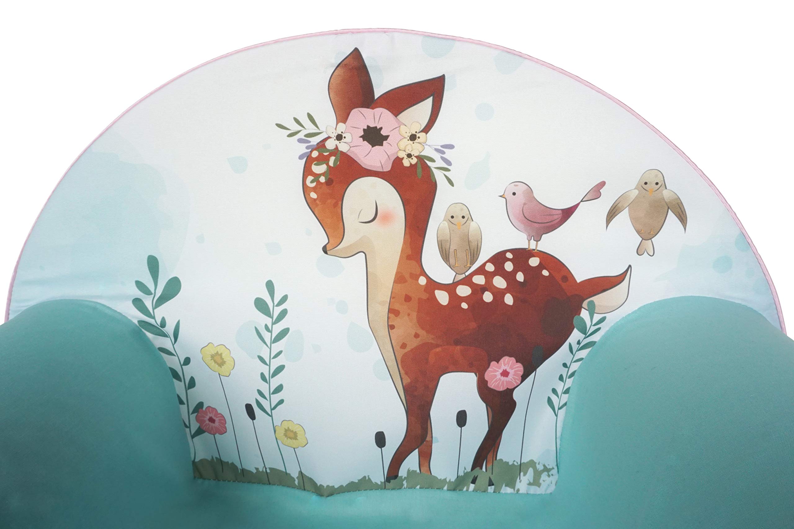 Knorrtoys Fawn Sillón Infantil Estable Algodón Turquesa