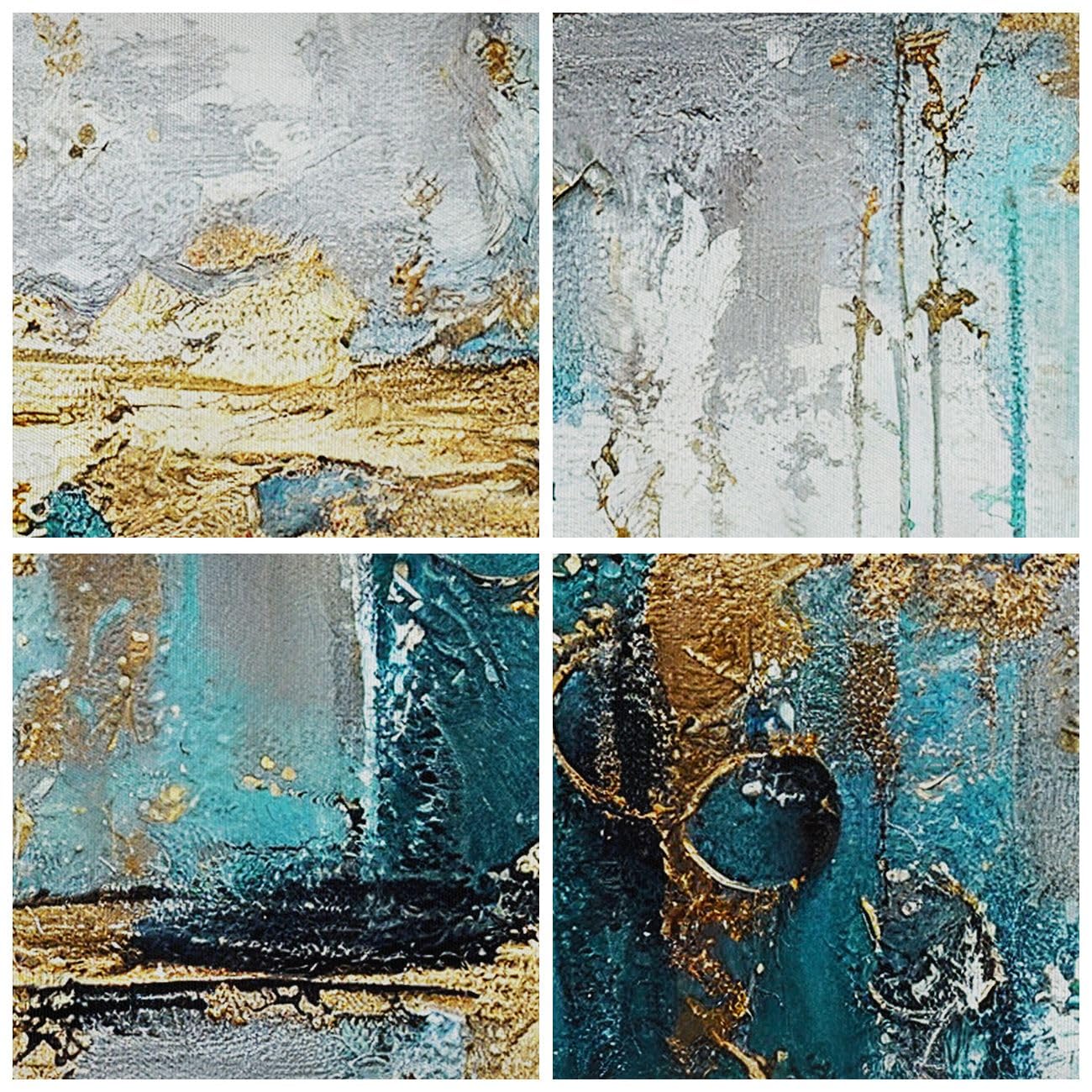 Quadri Moderni su Tela 120x50 cm Stampe da Parete Astratto Arte - 5774 | Deco CIAO Quadro Decorativo Grande 1 pezzo Soggiorno Camera da Letto Arte da Parete Decorazione da Parete ARTTOR