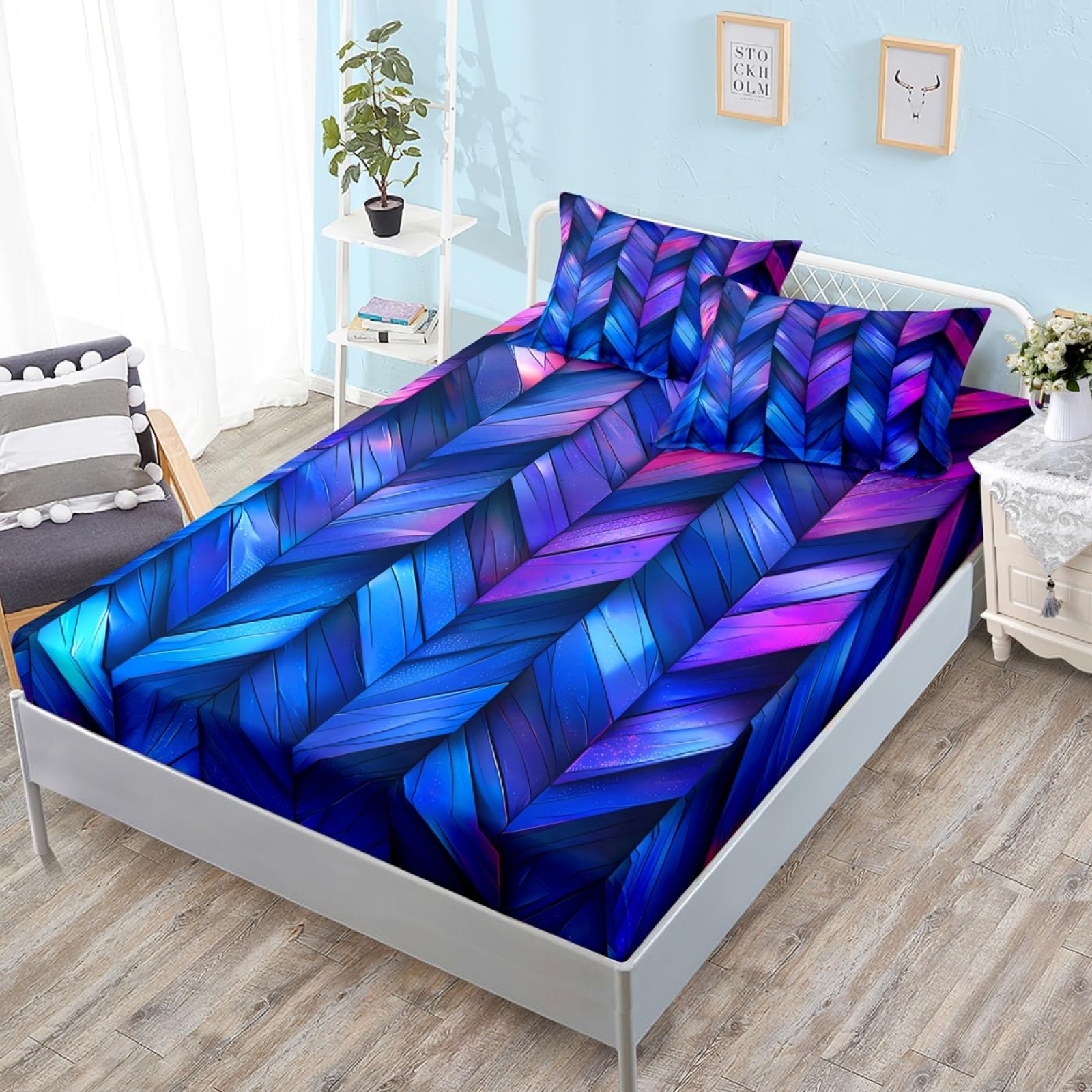 King Size Fitted Sheets Deep Fitted King Size Sheet Bedsheet 30cm Deep