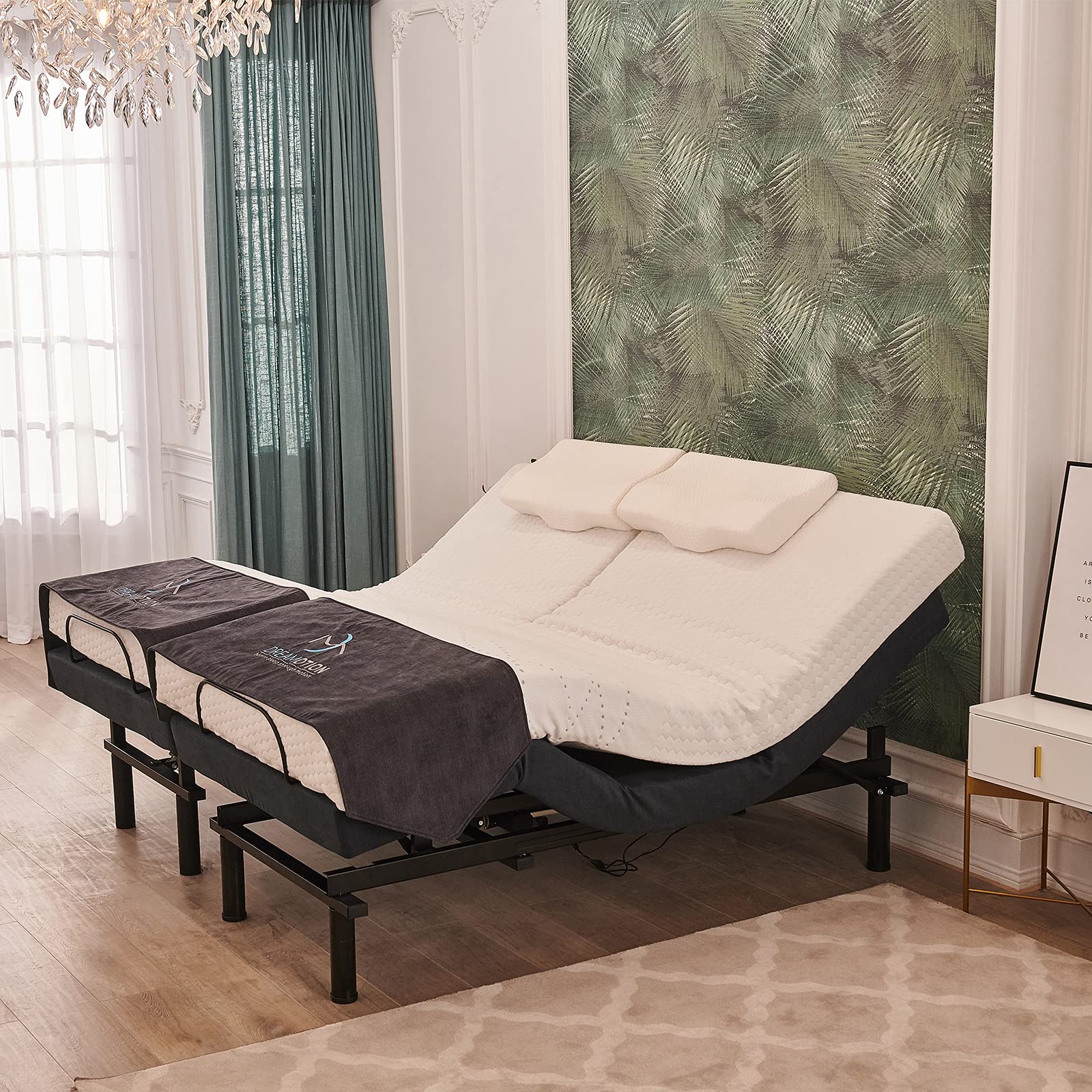 Buy BDEUS Adjustable Bed Frame, Smart Electric Adjustable Bed Base with
