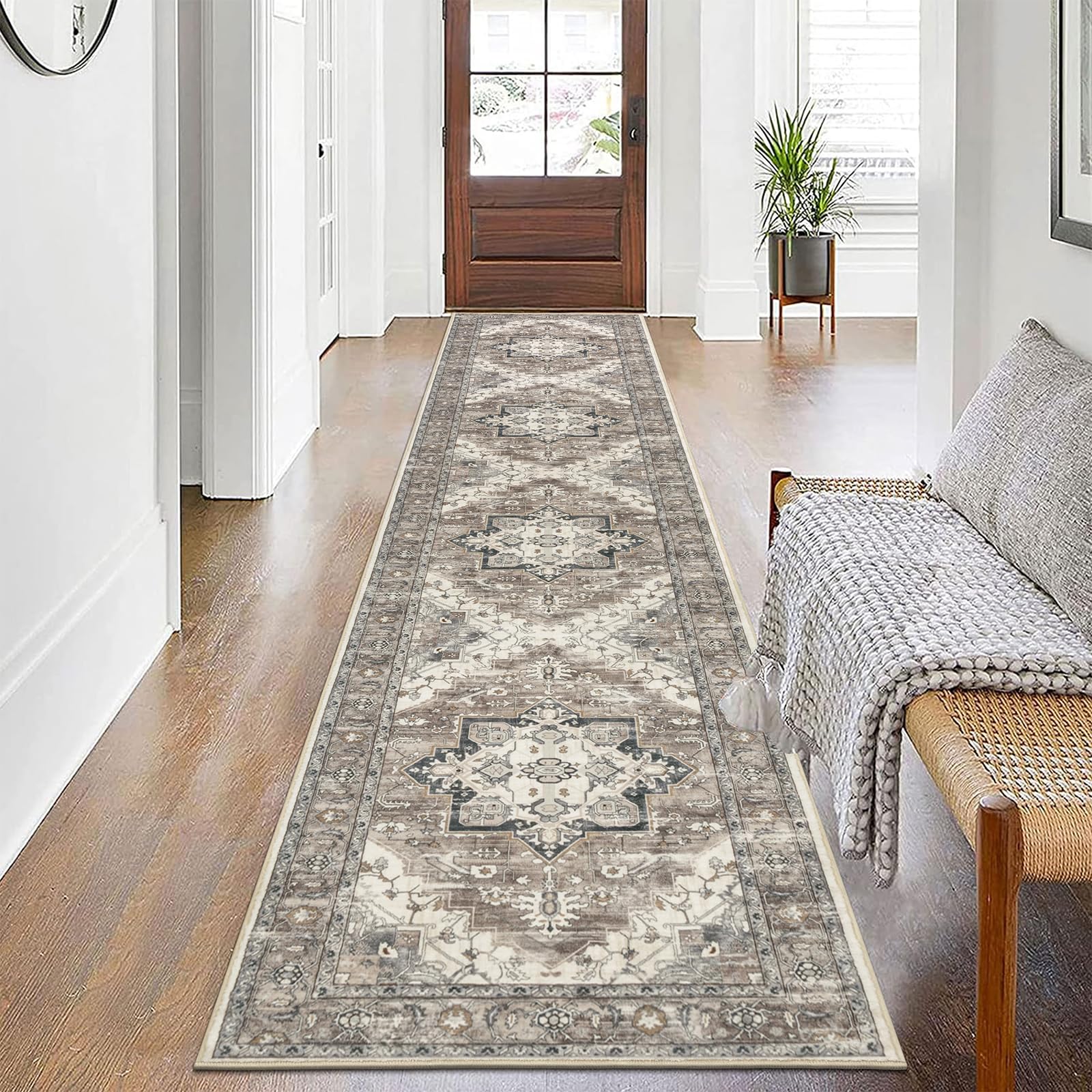 Tapis de couloir antidérapant Pauwer pour éviter les glissades dans l'entrée