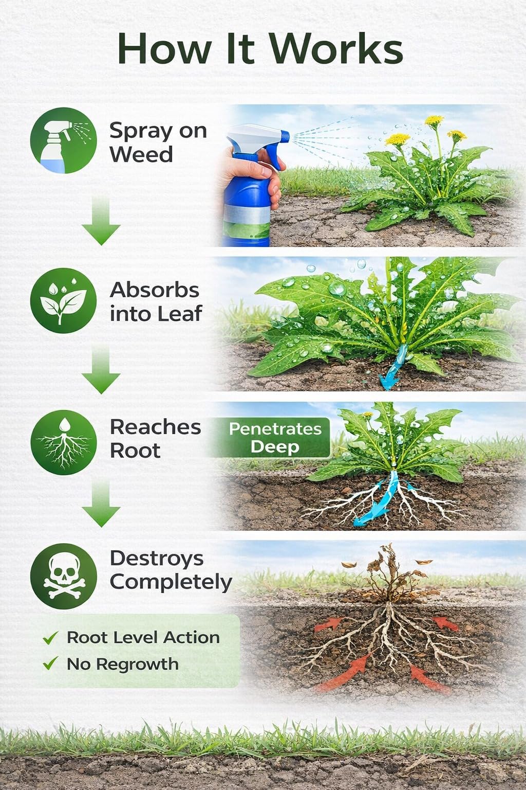 Weed & Root Killer - Fast Weed Removal -3