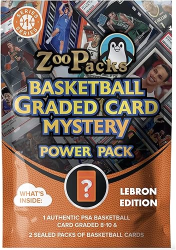 Lebron James PSA - Paquete de energía misteriosa de cartas graduadas  1 tarjeta Lebron James clasificada por PSA y 2 paquetes de tarjetas de disponible en Yaxa Colombia